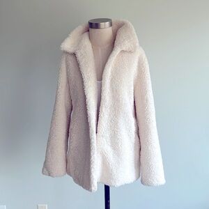 Chico's Shearling Coat English cream